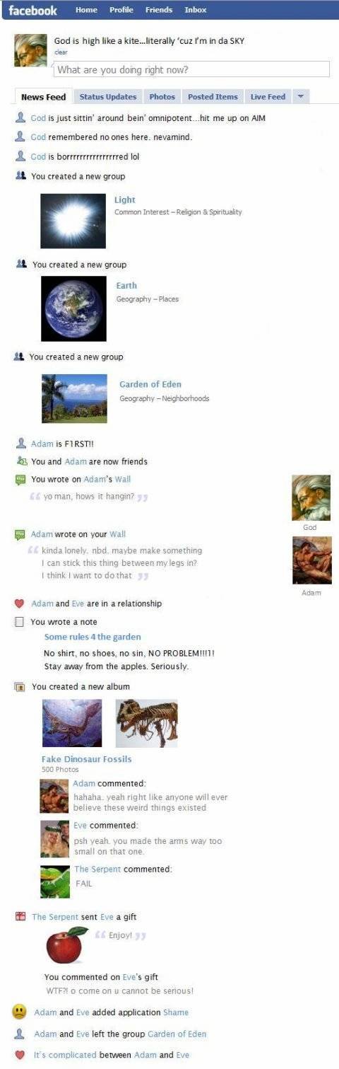 If God Used Facebook